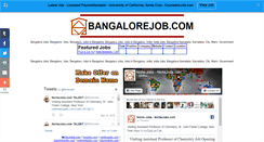 Desktop Screenshot of bangalorejob.com